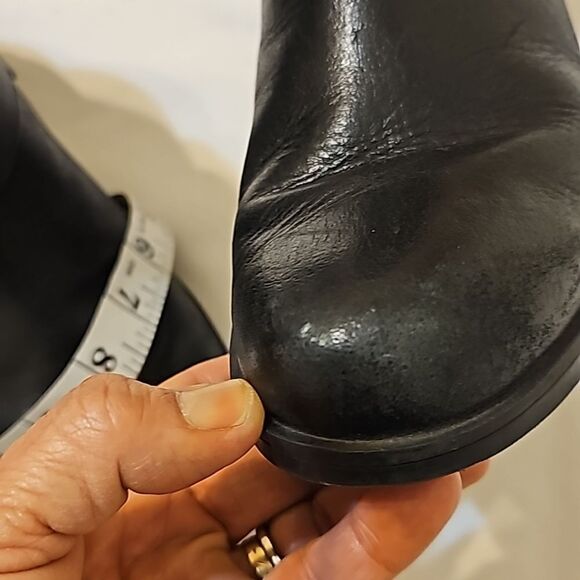 Clarks Hollis Pearl Leather Ankle Boots size 10 - Picture 10 of 10